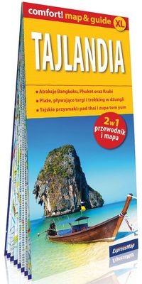Tajlandia laminowany map&guide XL (2w1: przewodnik i mapa)