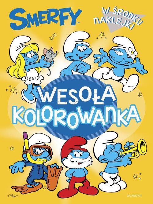 Smerfy Wesoła kolorowanka z naklejkami